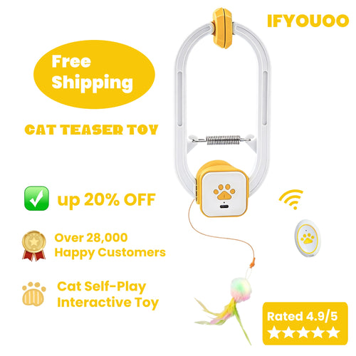 Interactive Cat Teaser Toy